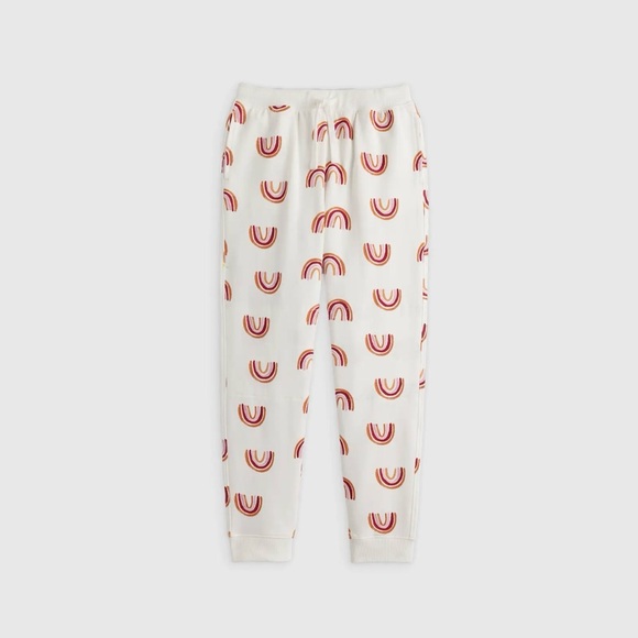 Quince Other - Quince Kids Size 12 Rainbow Joggers NWT